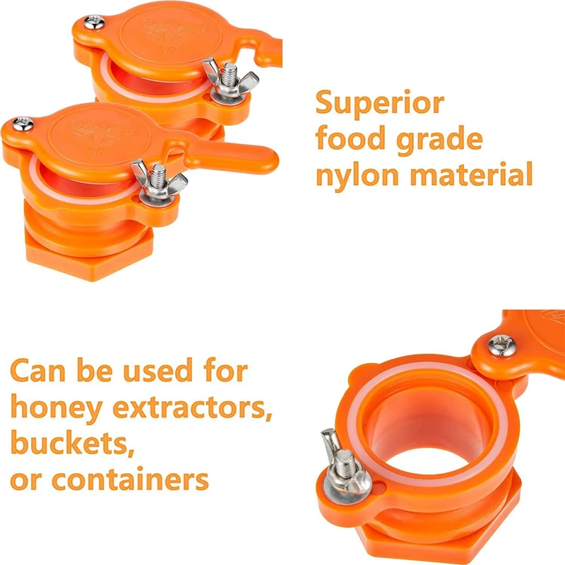 8 штук медовый задвижка экстрактор кран Пчеловодство бутилирование инструмент