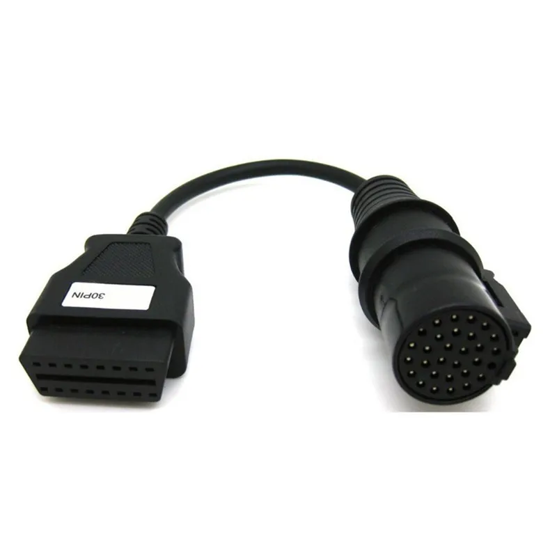 Высокое качество OBD2 адаптер для IVECO 30Pin 16Pin женский грузовик кабель OBD 2 OBDII 30 pin до 16