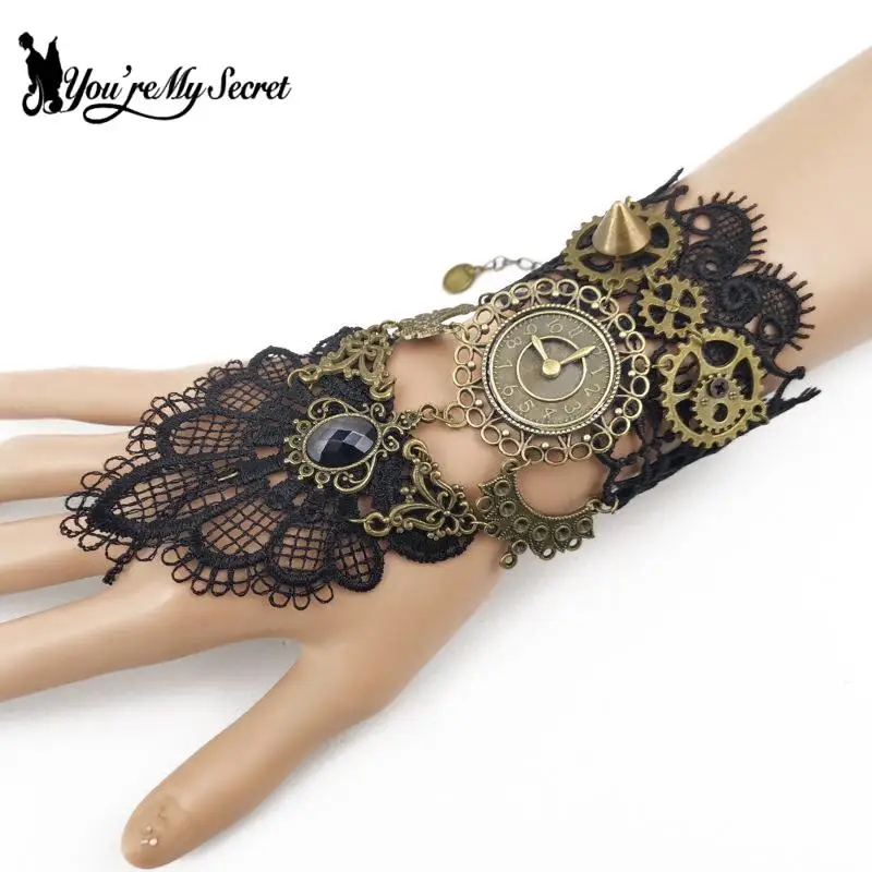 Винтажные женские браслеты [You Are My Secret] кружевные металлические аксессуары в