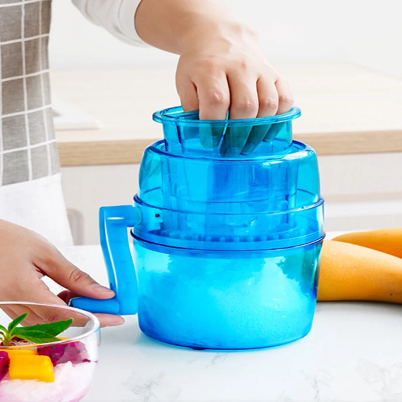 Бытовая ручная дробилка льда многофункциональная машина для бритья кухонный бар