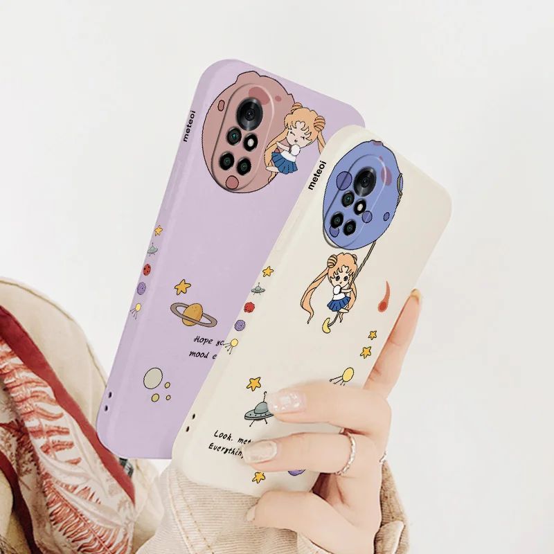

Planet Beauties Phone Case For Huawei Nova8 8Pro 8SE Nova 7 7Pro 7SE 6 6se 5 5Pro 5Z 5I 5Ipro 5T 4 4E Liquid Silicone Cover