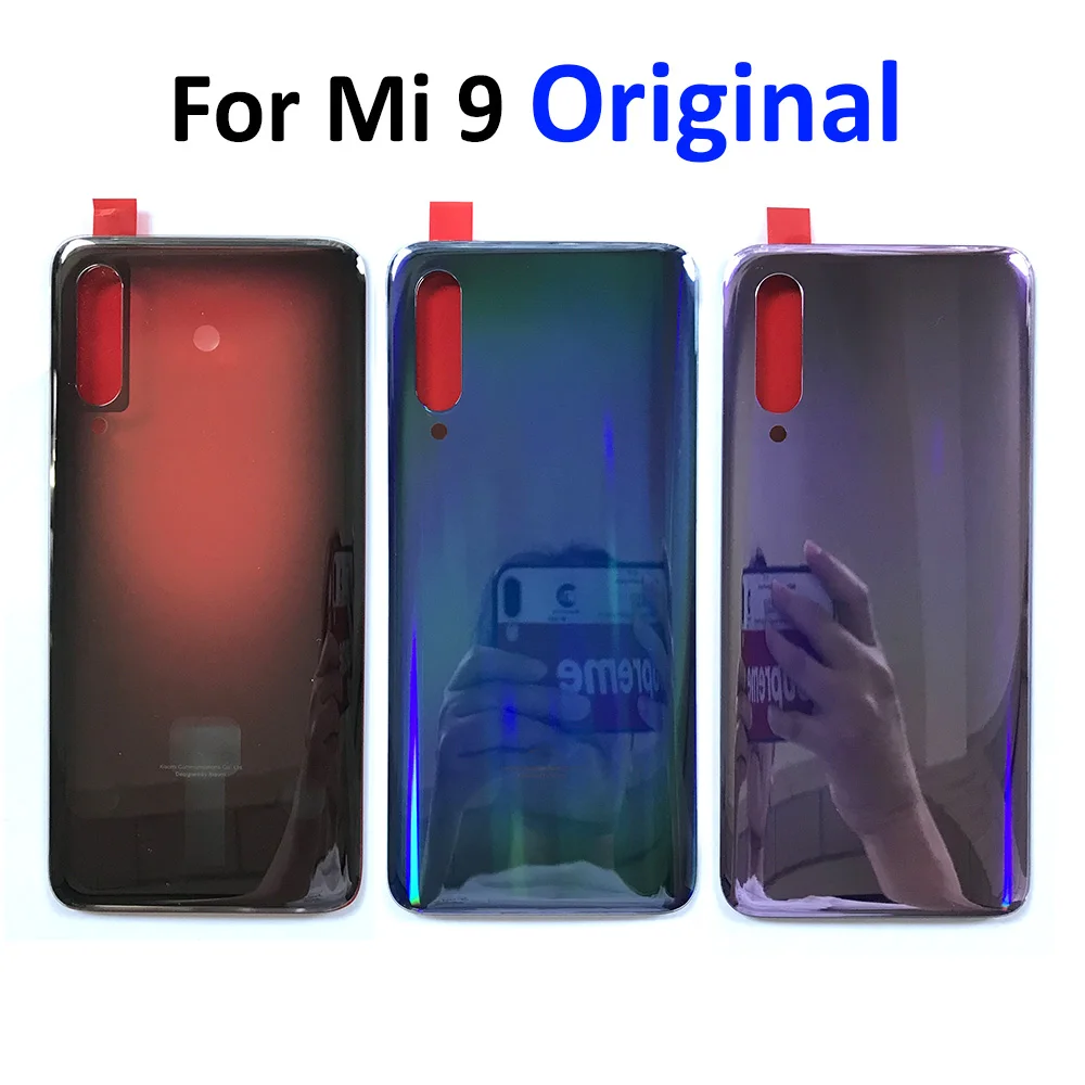 Задняя стеклянная крышка для Xiaomi Mi 9 Mi9 корпус аккумуляторной батареи задняя