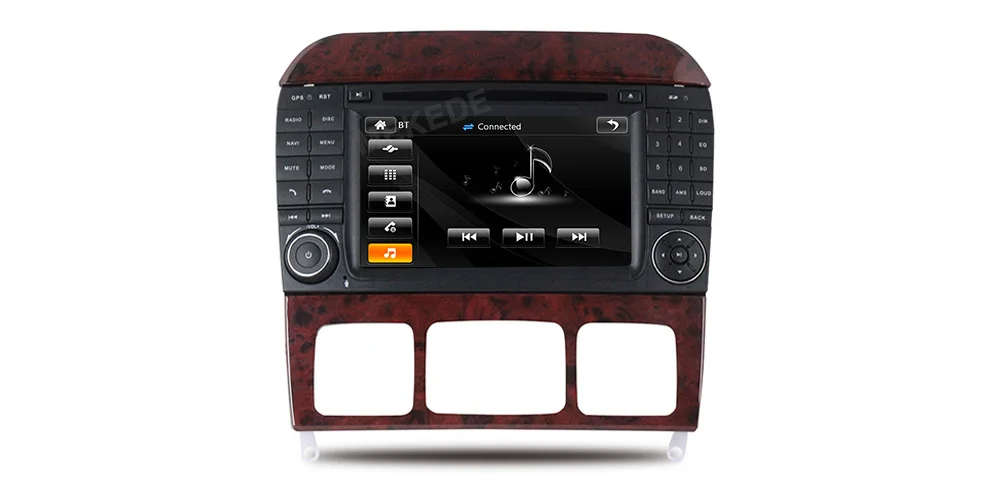 MEKEDE " автомобиля 2 DIN dvd-радио GPS Автомобильный мультимедийный плеер для Mercedes Benz S Class W215 W220 S320 S400 S420 S430 S280 S350
