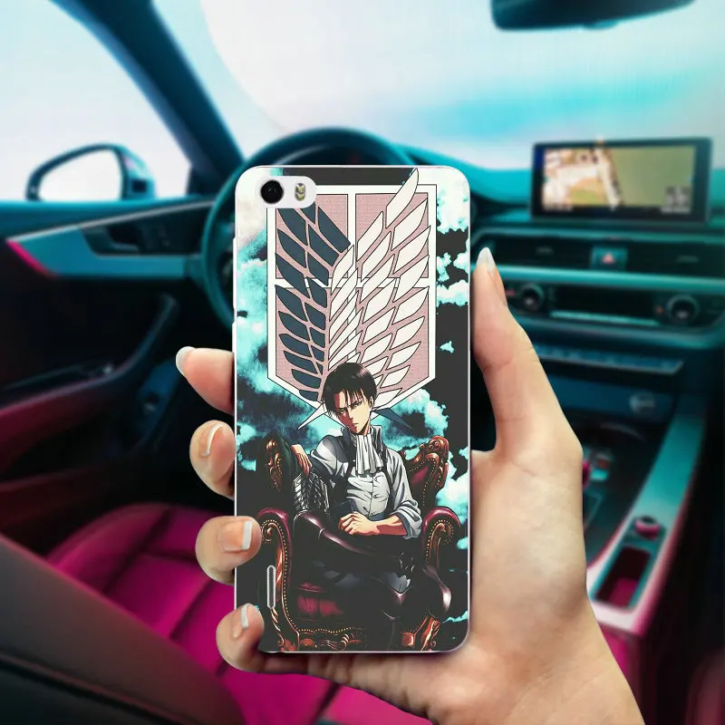 Мягкий чехол для телефона Huawei P20 P10 P9 P8 Lite Mate 10 Pro Y5 Y6 II Y7 Honor 6X 7X 9 аниме атака на
