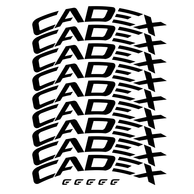 Наклейки для шоссейного велосипеда CADEX наклейки на обод Набор наклеек руль