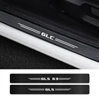 Автомобильная дверь наклейки на пороги для Mercedes Benz W124 W203 W204 G63 G350d G500 GLA GLA43 GLB GLC GLC43 GLE GLE63 GLK GLS GLS63 ML