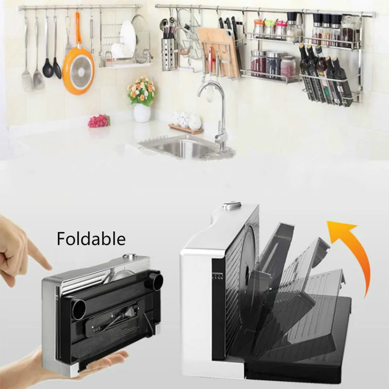 

Electric Food Slicer Fruit Lamb Slices Shred Cut The Meat Planing Machine Adjustable Thickness