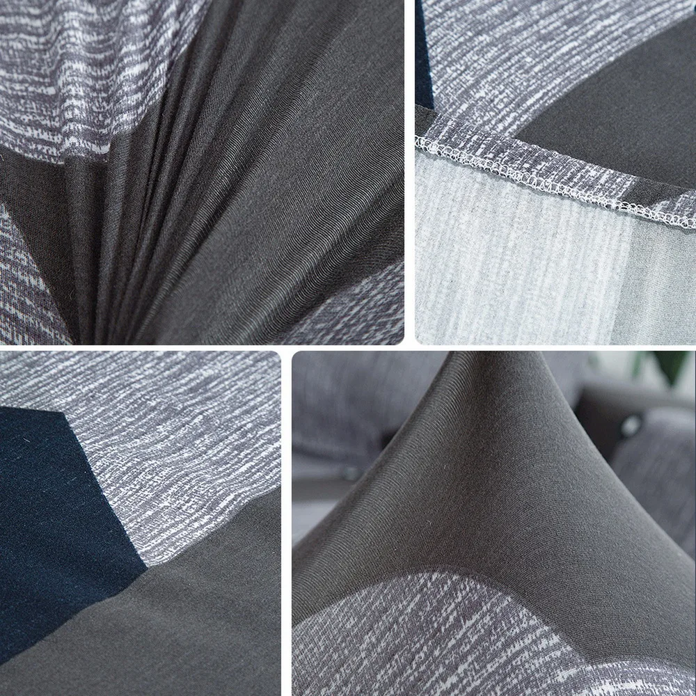 Геометрический эластичный чехол для дивана гостиной современный секционный