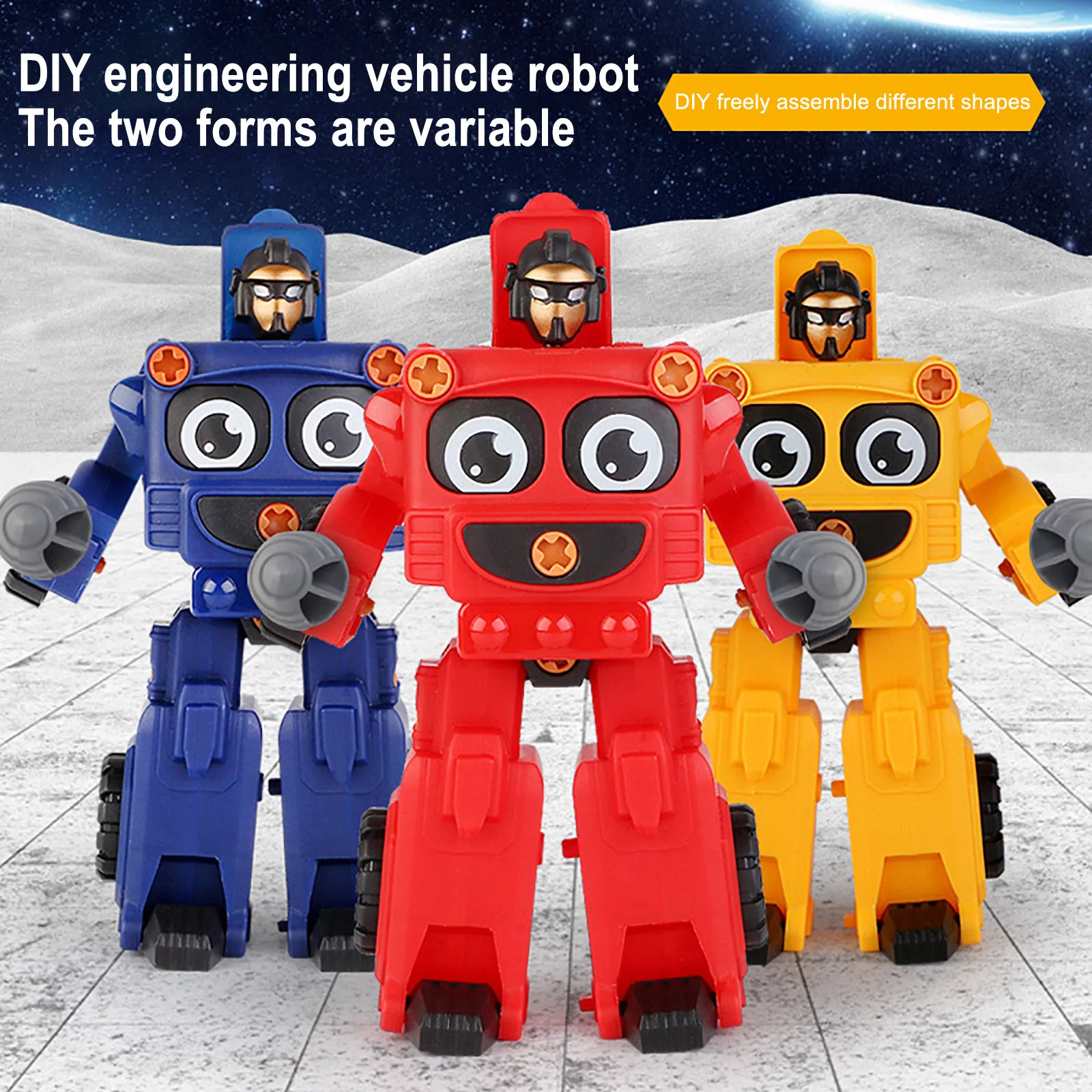 Детские игрушки новый самодельный разборщик и сборка деформационный автомобиль