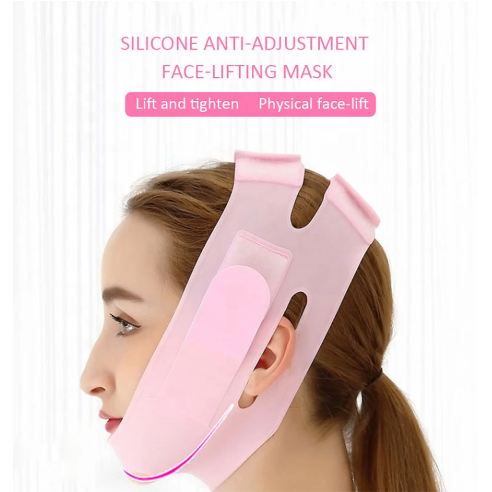 Нано-силиконовая эластичная повязка для подтяжки лица двойной редуктор