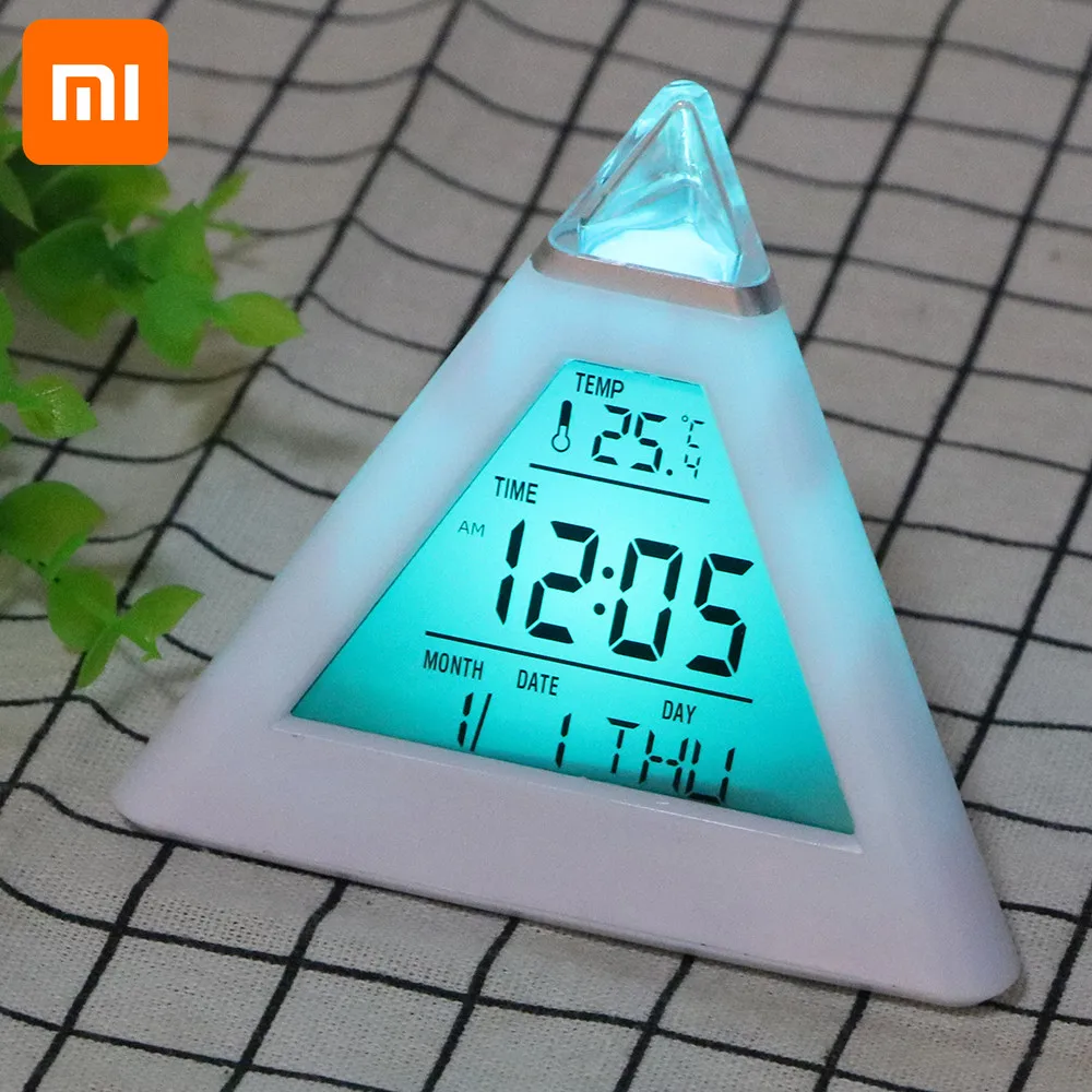 Для Xiaomi треугольник светодиодный дисплей с отображением температуры недели