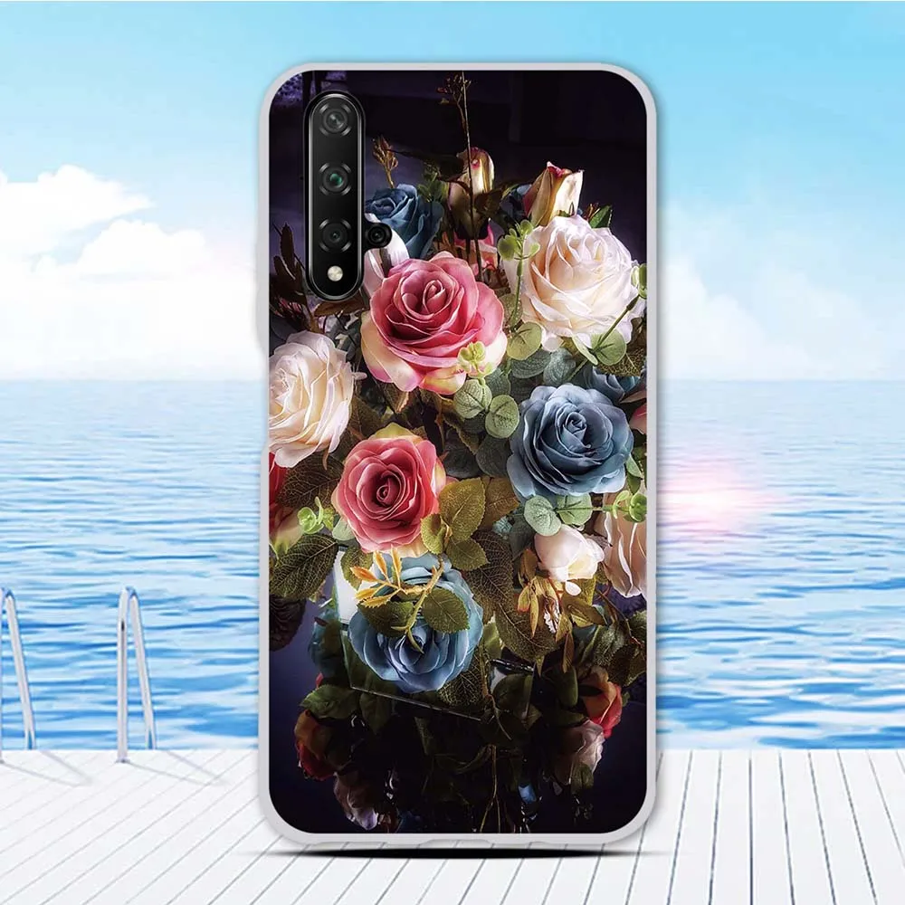 Чехол Funda 6,26 дюйма для huawei nova 5 T, силиконовый чехол для Honor 20, чехол с животным принтом, чехол для Honor 20 S, чехол для телефона, бампер - Цвет: 12