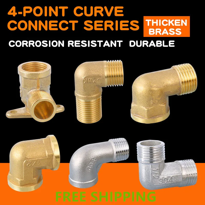 

Аксессуары для крана PGM латунные/фитинги для труб из нержавеющей стали, L-образные звенья, стальная резьба, соединительный соединитель