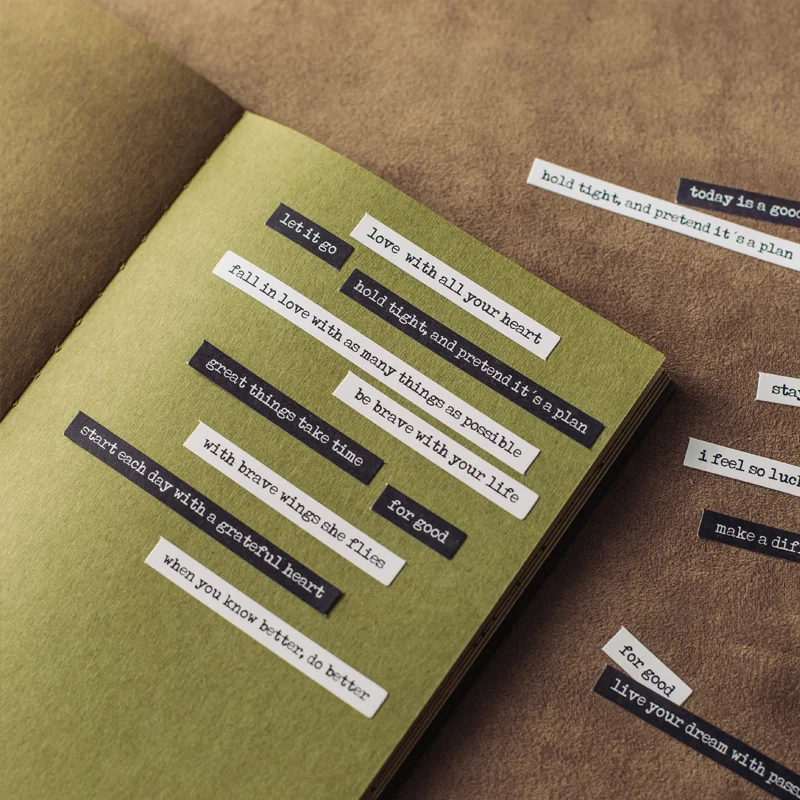 8 листов цвет номер Украшение для ноутбука наклейки Календарь Дата скрапбукинга