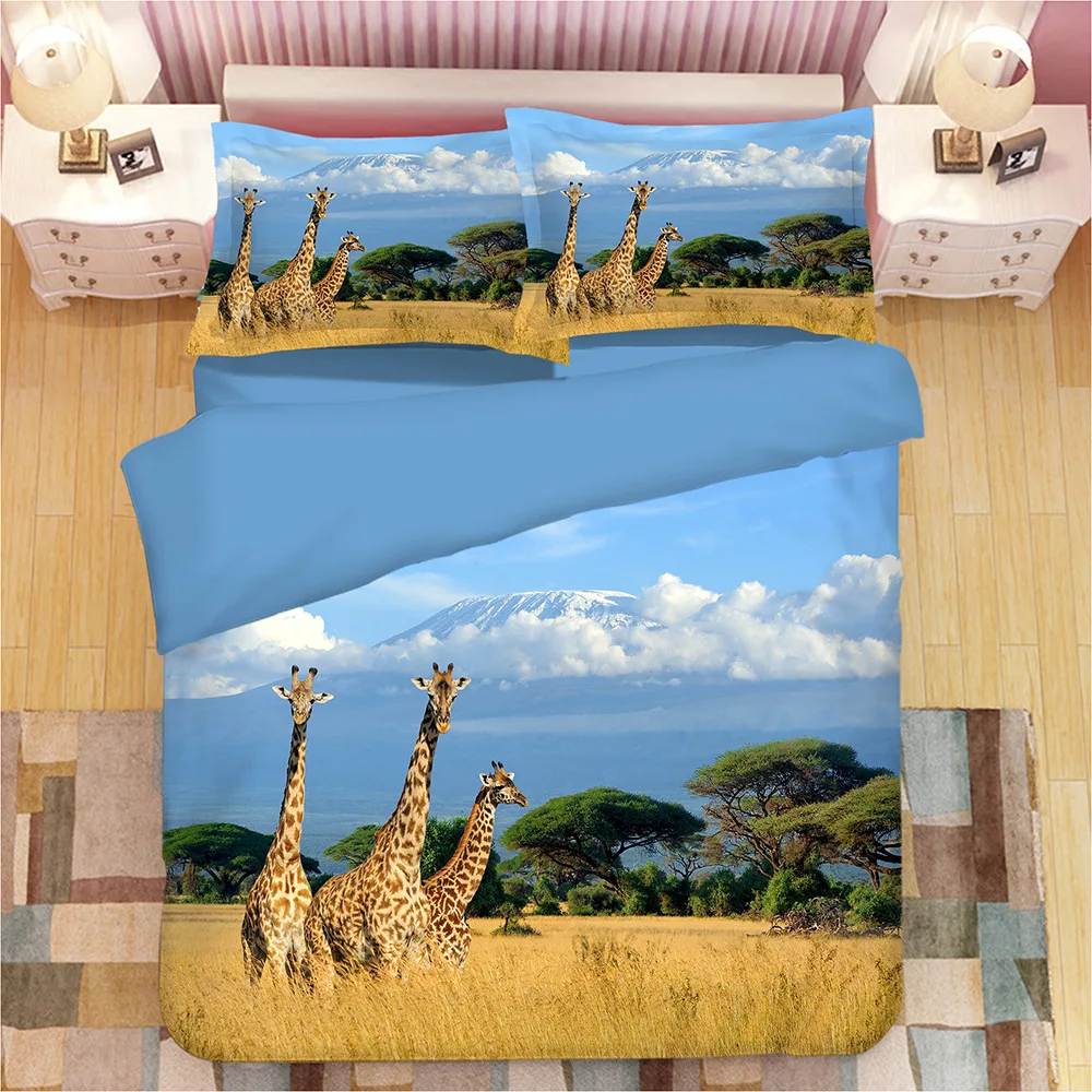 

3D Panda Print Bedding Set Duvet Covers Pillowcases One Piece Comforter Bedding Sets Bedclothes Bed Linen (Not sheets) 03