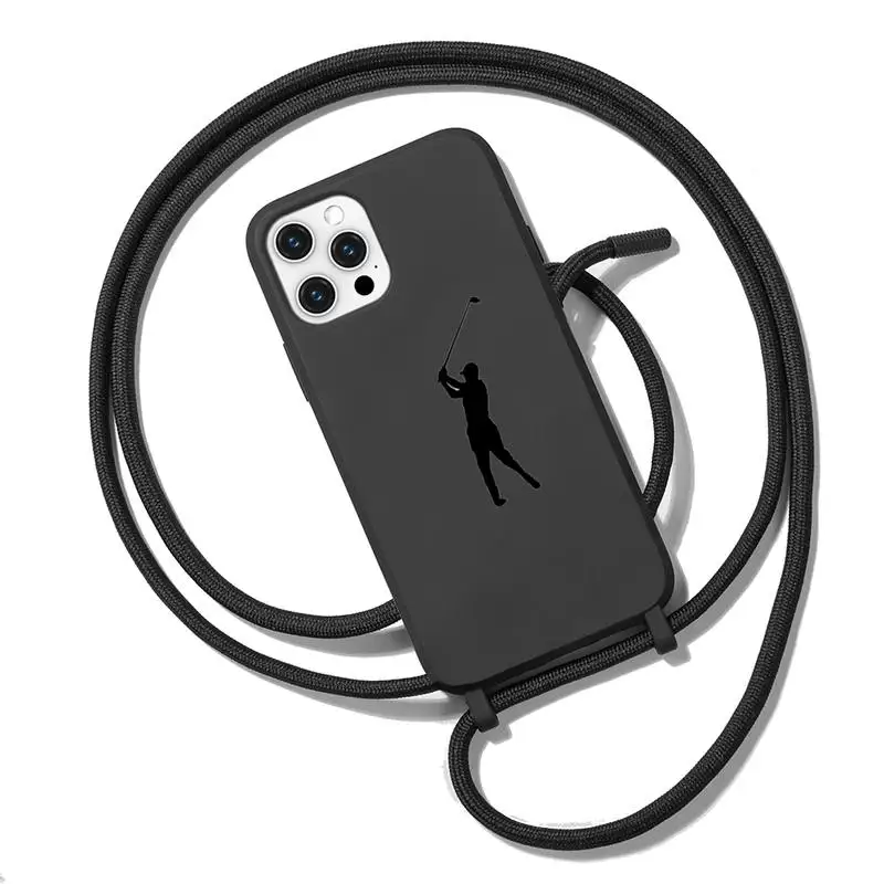 

Hot Off Basketball Phone Case Necklace Lanyard for iPhone 12 11 8 7 se 2020 mini pro X XS XR MAX Plus