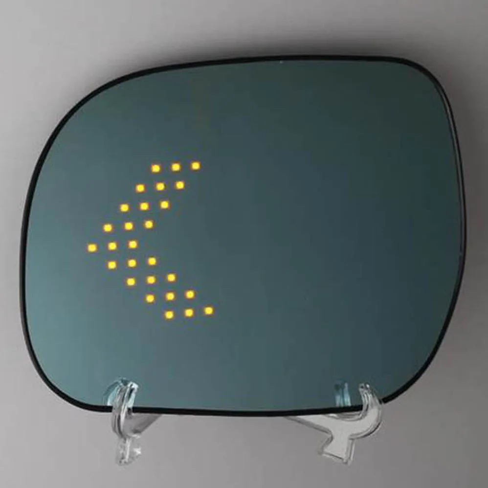 Зеркало заднего вида для боковой двери с синей мультикривизной широкоугольной