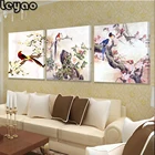 Алмазная 5d картина сделай сам с цветами и птицами, полноразмерная круглая вышивка, мозаика, вышивка Триптих, украшение для дома