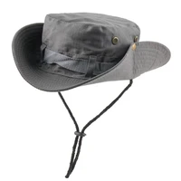 mens bucket hats outdoor hiking fishing sun protection hats caps polyester fisherman hat adjustable panama hunting hat