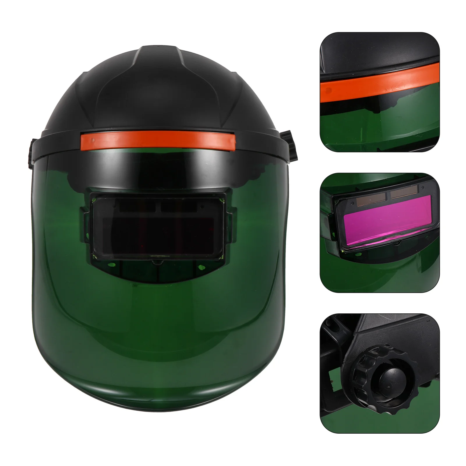 

Transparent View-type Welding Mask PC Welding Hood Welding Protective Hat