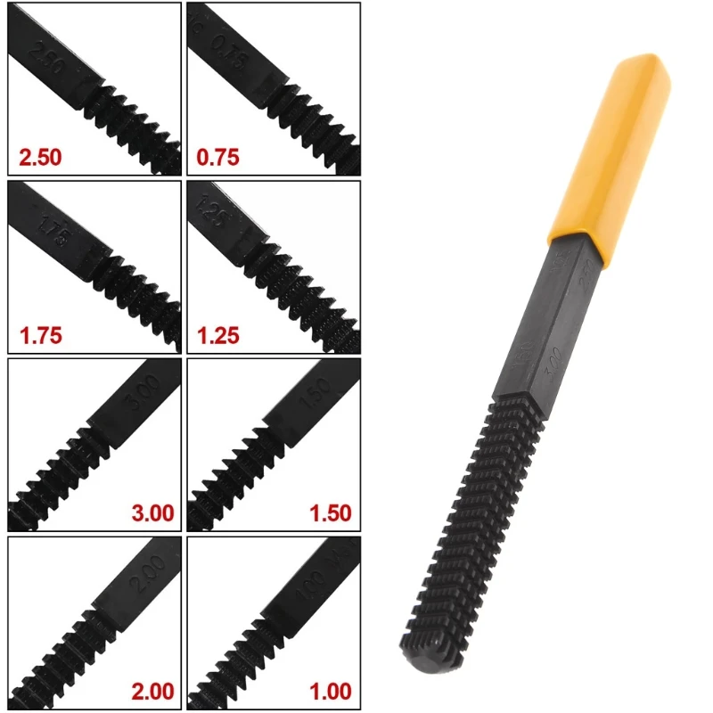 

Thread Repair Restoration File Teeth Correction Metric Hardware Mini DIY Tools Drop shipping