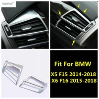 accessories for bmw x5 f15 2014 2018 x6 f16 2015 2018 dashboard air ac outlet vent frame cover trim abs matte interior kit