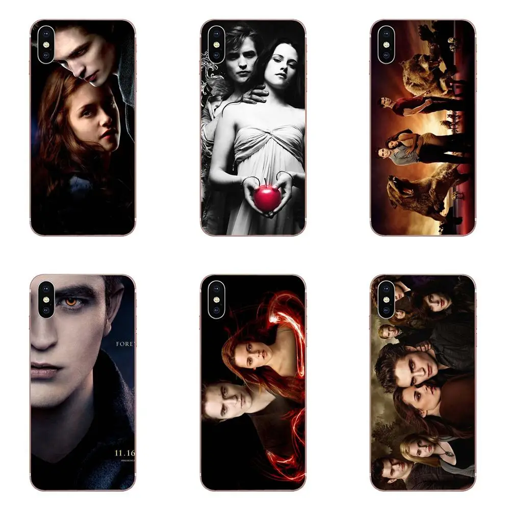 Жесткий чехол из мягкого ТПУ с принтом Twilight Saga Edward для Samsung Galaxy Note 5 8 9 S3 S4 S5 S6 S7 S8 S9 S10