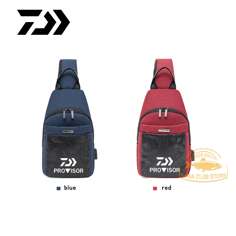 

2020 Daiwa Men Outdoor Fishing Waterproof Shoulder Bag Men and Women Sports Riding Camouflage Multifunctional Leisure Chest Bag