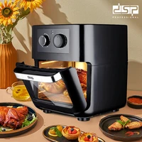 1700w multifunctional intelligent 12l super large capacity oil free air fryer electric oven household appliances