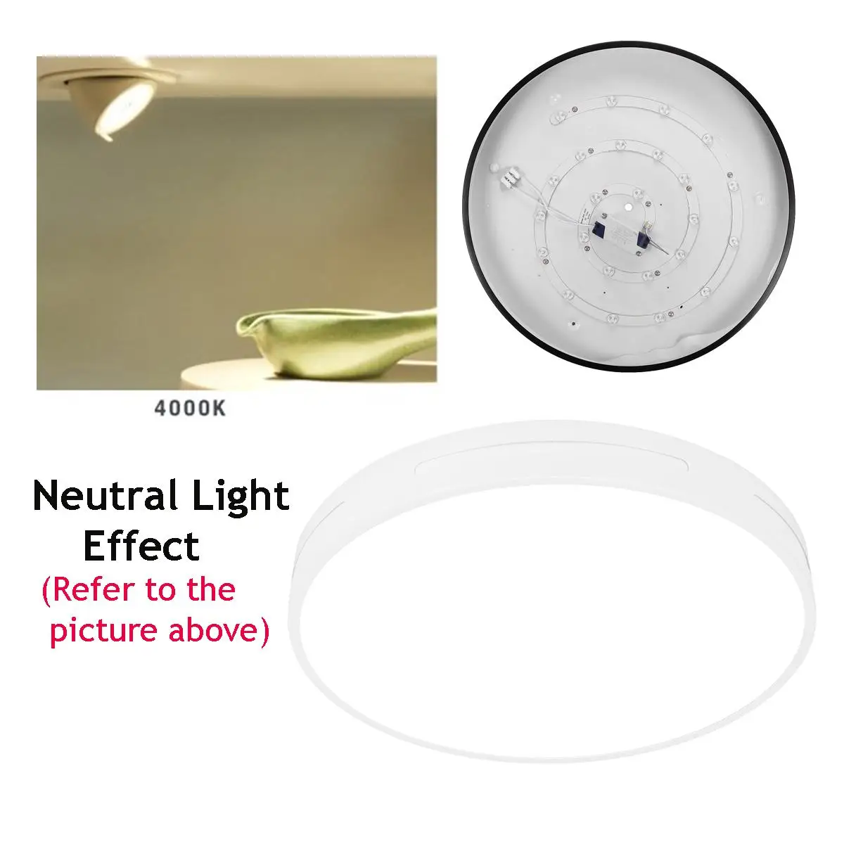 

30/40/50cm Modern LED Ceiling Light Living Room Bedroom Ceiling Lamp Indoor Lighting Fixture Surface Mounted Night Lights 4000K