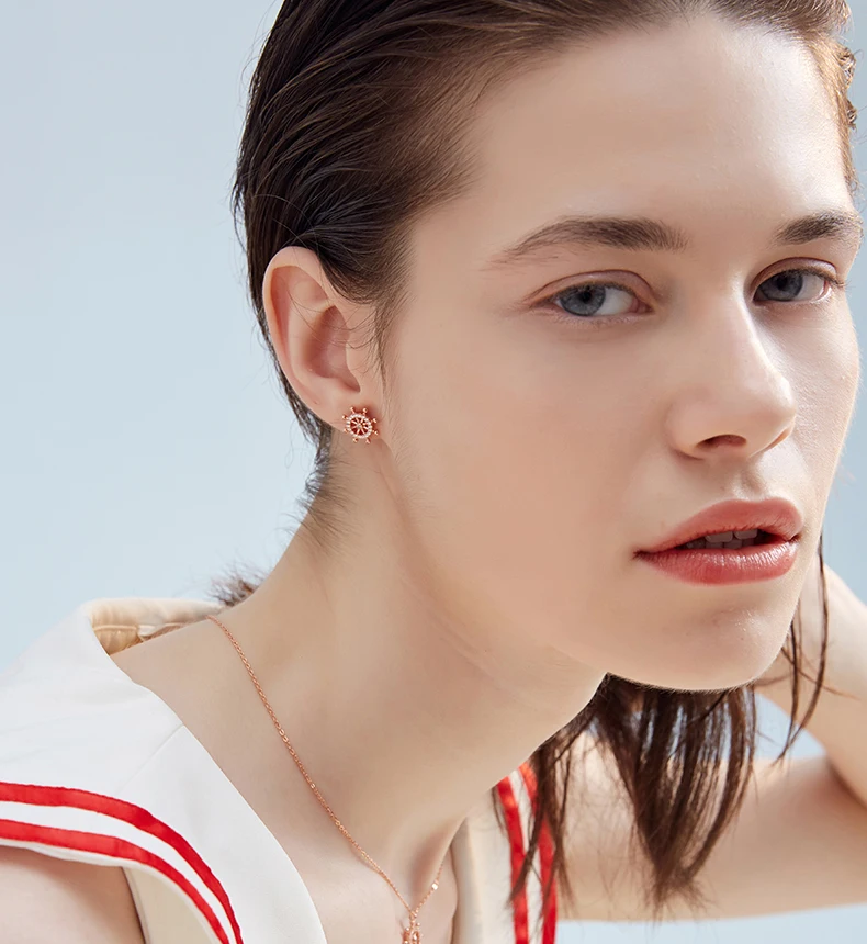 Модная Серьга для женщин 2019 маленькие серьги из стерлингового серебра 925 пробы с