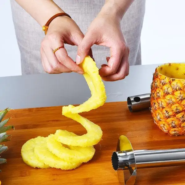 

Knife Kitchen Tool Stainless Steel Pineapple Peeler Cutter Parer Pineapple Slicers
