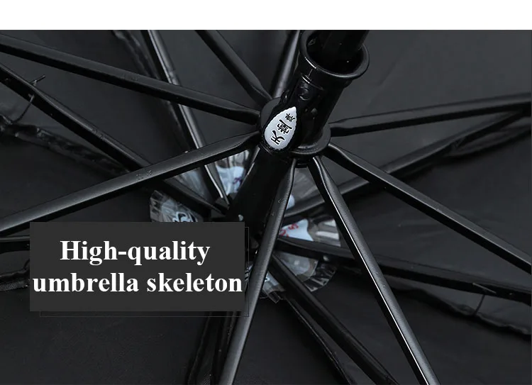 Creative all steel 8 bone umbrella stand sun umbrella sunscreen anti-UV lace embroidered umbrella female tri-fold umbrella