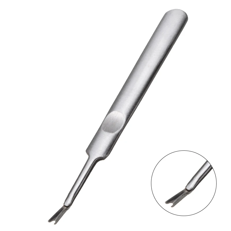 Триммер для кутикулы из нержавеющей стали 1 шт. 11 см средство удаления педикюра