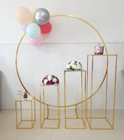 5pcs wedding arch flower plinth pillar cake stand balloons craft billboard display rack for wedding birthday party backdrops