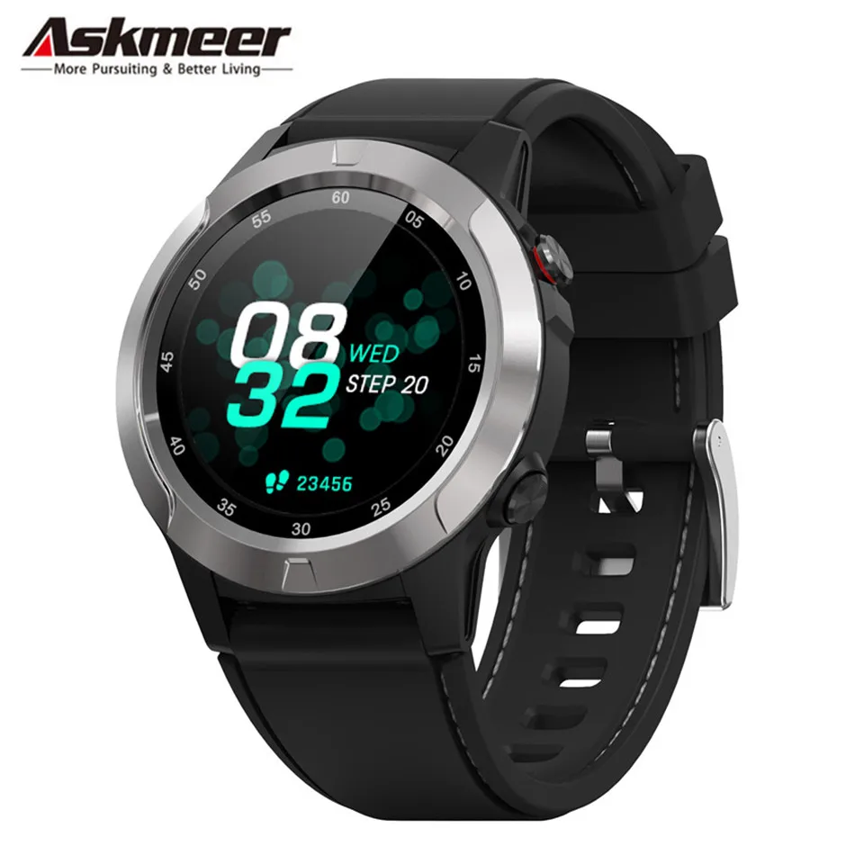 ASKMEER M4 Смарт-часы Поддержка SIM и Bluetooth телефонные звонки, GPS Smartwatch телефон для мужчин и женщин IP65 водонепроницаемый монитор сердечного ритма часы