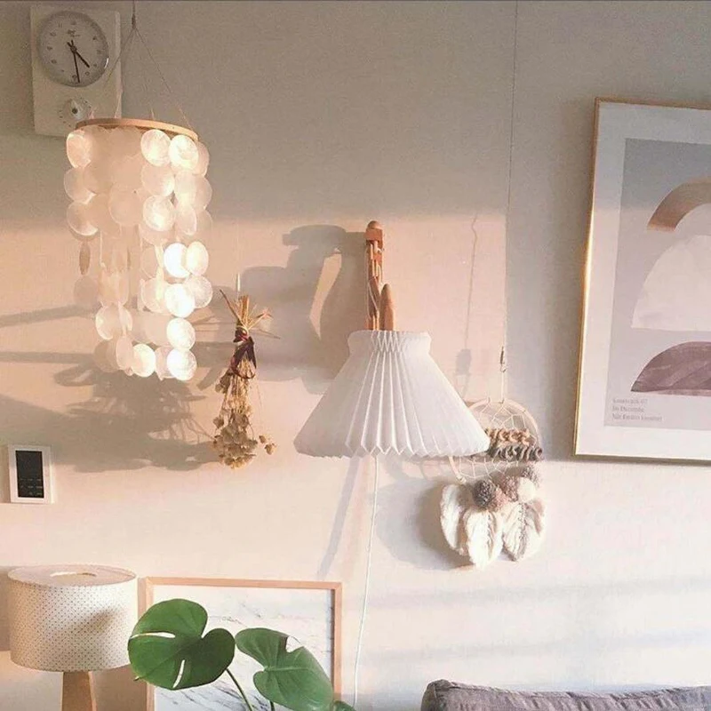 Оболочка колокольчики ветра украшение комнаты в скандинавском Корейском стиле