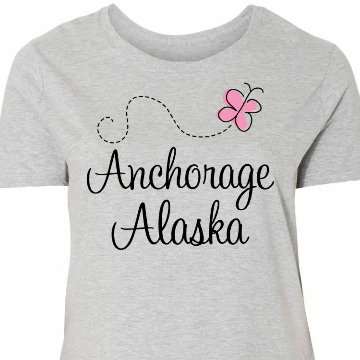 Anchorage Alaska женская футболка городские города одежда футболки|Футболки| |