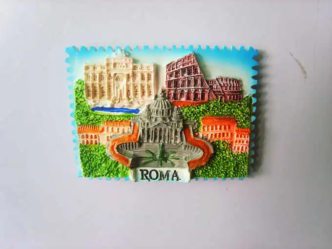 

Italy Travel Memorial Fridge Magnet Rome Fridge Magnet