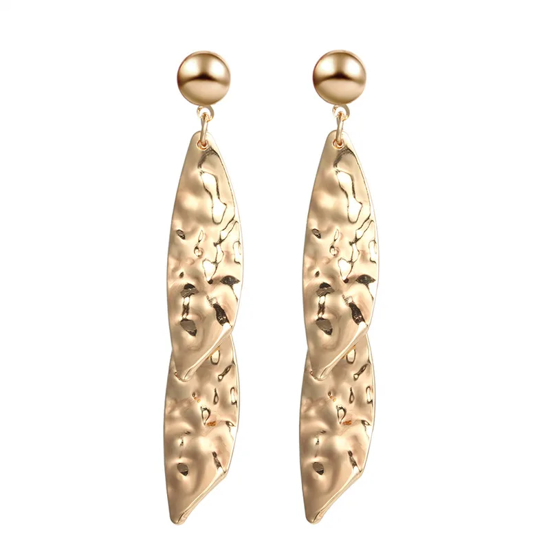 Модные новые преувеличенные дизайнерские серьги индивидуальные необычные