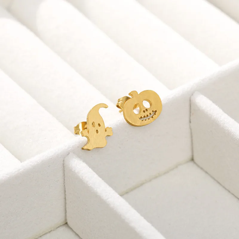 Хэллоуин пасхальные серьги Тыква новые детские для девочек подарок