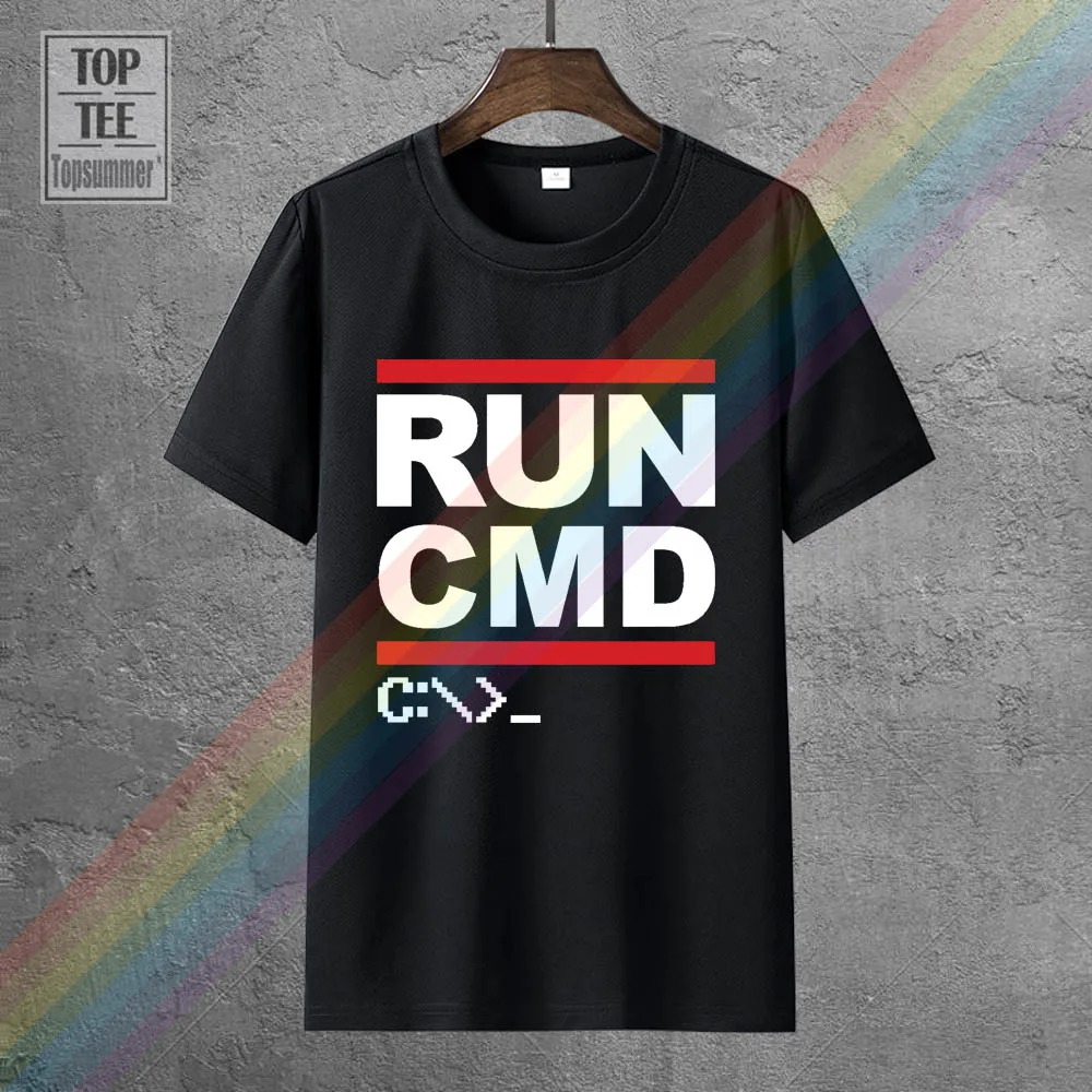 

Runer Cmd Computer Programmer T Shirt 100% Premium Cotton Geek Nerd Funny Gift T Shirt Summer Style Men T Shirt Letter