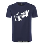 Бас-гитары бас-гитара ручной бас-гитара Музыка мужская футболка Новинка Camisas Hombre с короткими рукавами одежда 2020 настоящий взрослый футболка человек