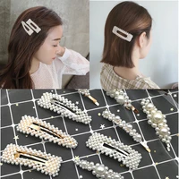 new fashion pearl hairpin ladies simple hairpin korean hairpin hair accessories headdress styling accessories