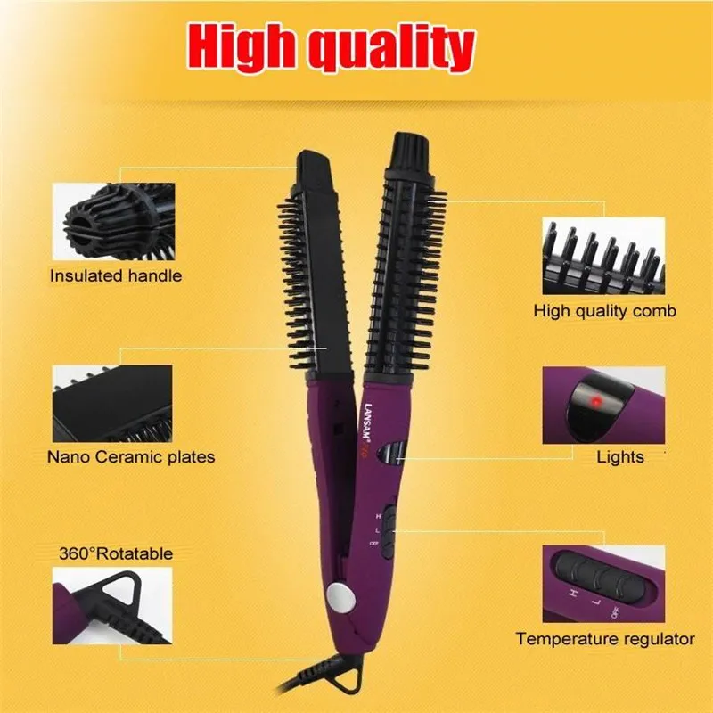 4 в 1 керамический стайлер для завивки волос щетка и щипцы Груша расческа цветок