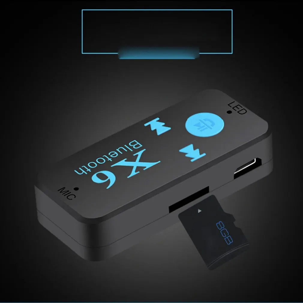 Портативный Bluetooth 5 0 аудио приемник Мини 3 мм HIFI AUX Стерео для гитары ТВ ПК