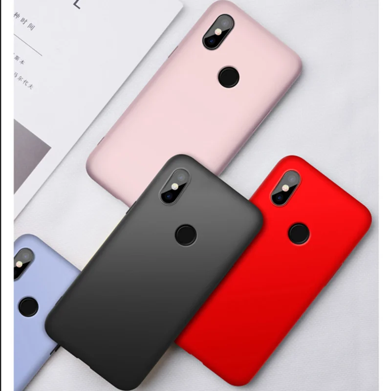 Ультратонкий чехол из жидкого силикона для Xiaomi Mi8 lite 6X Mi9 Mi6 Mi 8 9 A2 Mix 2 2S Mix3 Play мягкий