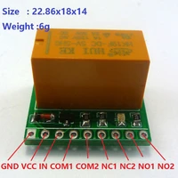 dr21c01 dc 12v dpdt signal relay board dual channel selector switch module for stereo audio motor polarity reversal plc