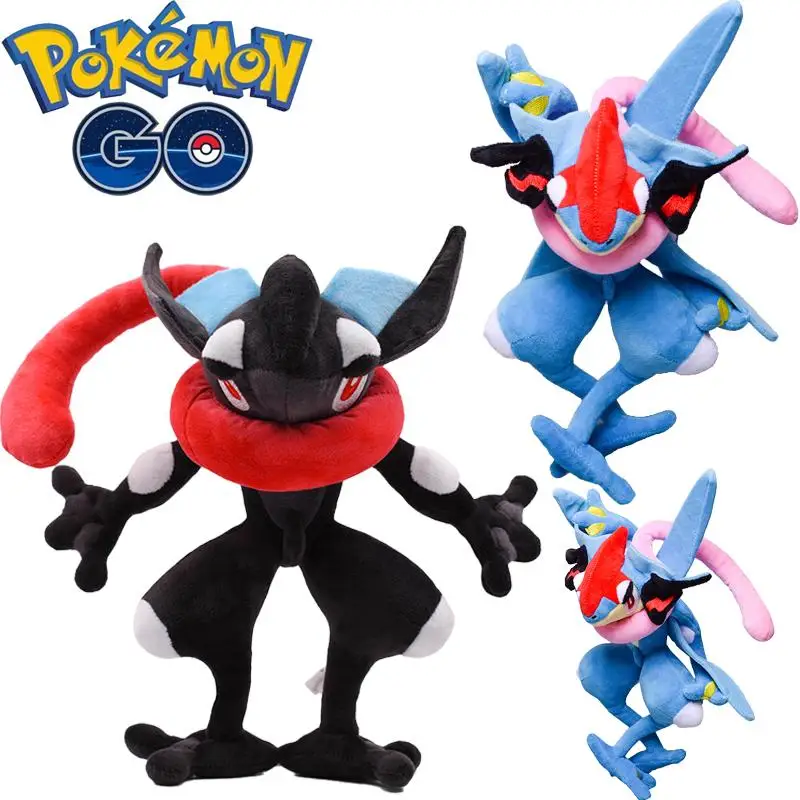 Милая гетерохроматическая черная гренинджа из м/ф Покемон 28-30 см милые плюшевые