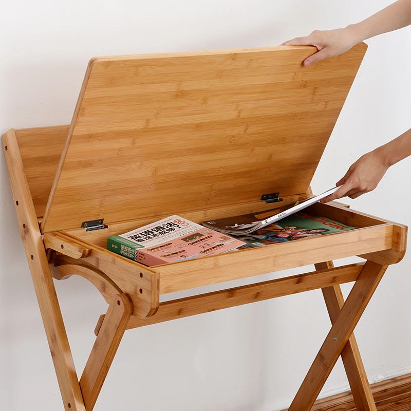 Современный бамбуковый компьютерный стол складной бамбуковая мебель детский